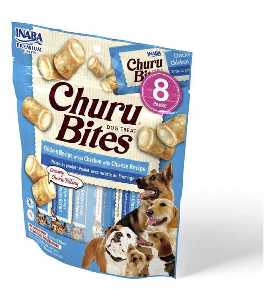 Churu Bites Dog Treat Chicken and Shees Treat 8 Pack