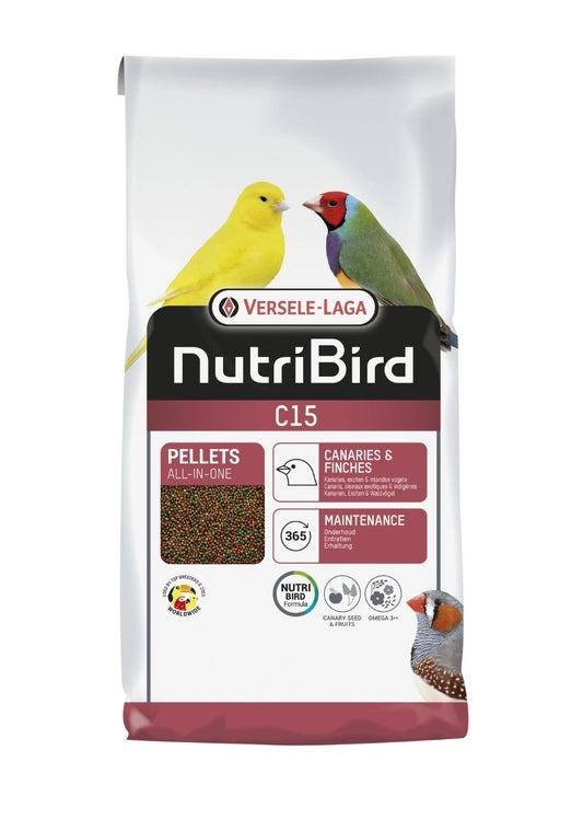 Nutribird C15 Kanarie Onderhoudsvoer ( Vervanger PERLE MORBIDE ) - Vogelvoer - 10 kg