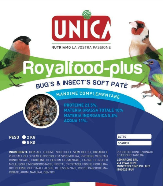 RoyalFood Plus ( Bug's & Insect's Soft Patee ) 1kg - Unica