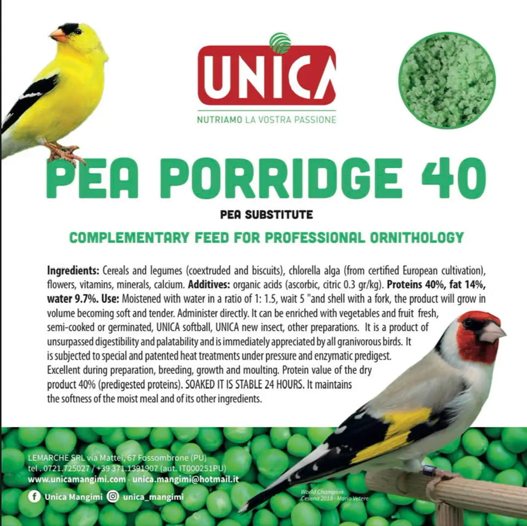 Unica Pea Porridge 1 kg ( 40% Protéine )