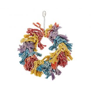 Parrot Toy Flossing Ring - Happy Pet